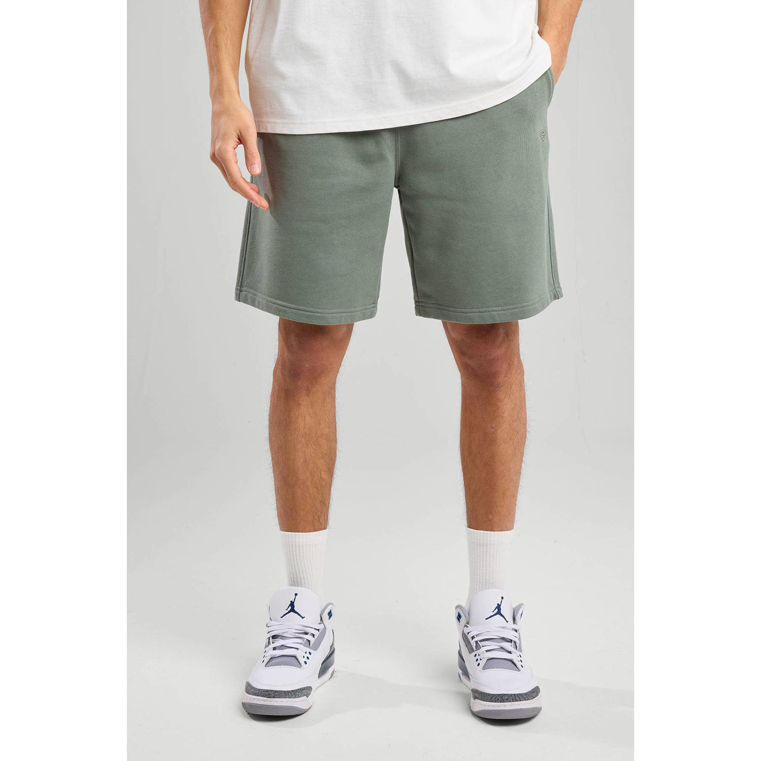 America Today regular sweatshort blauw