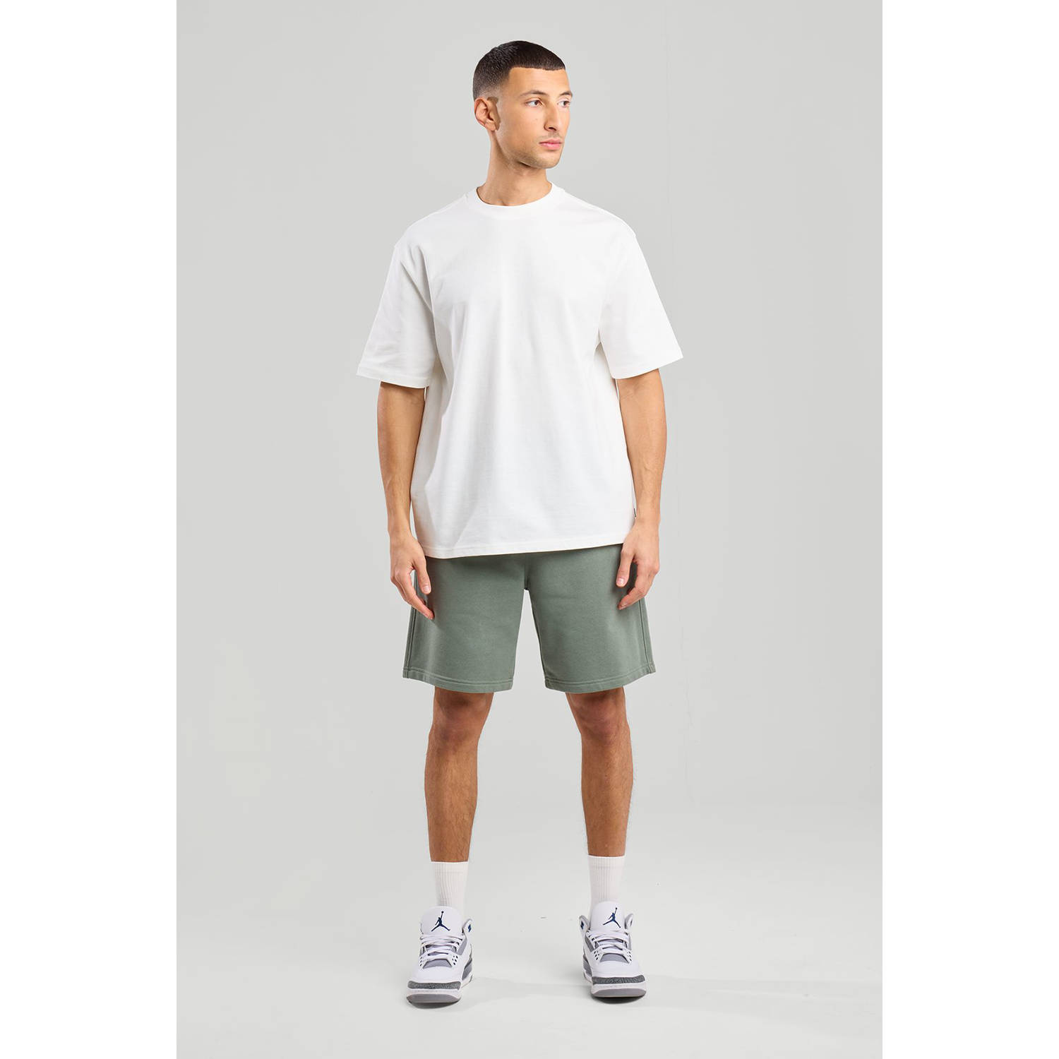 America Today regular sweatshort blauw