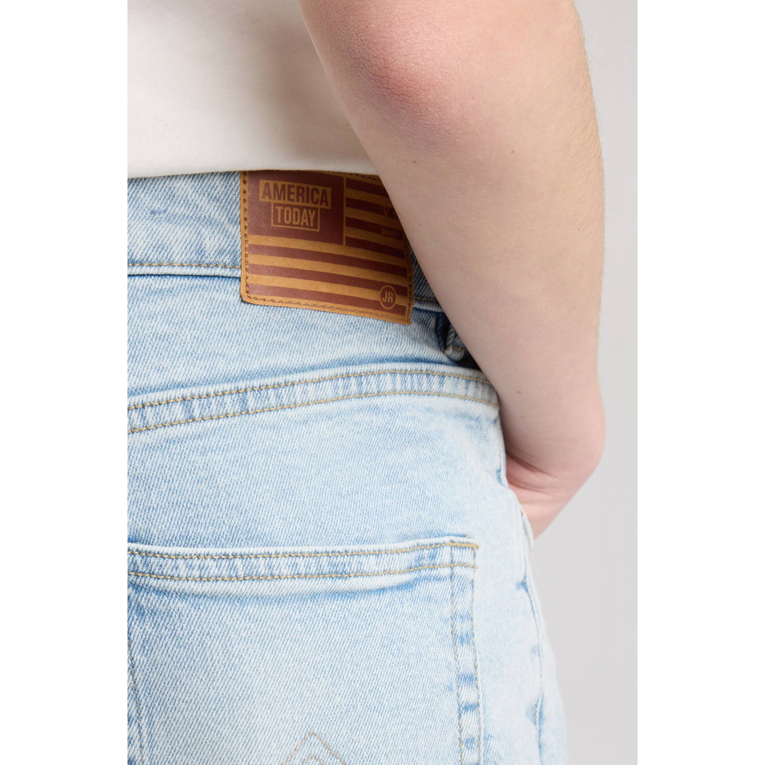 America Today loose fit jeans light blue denim