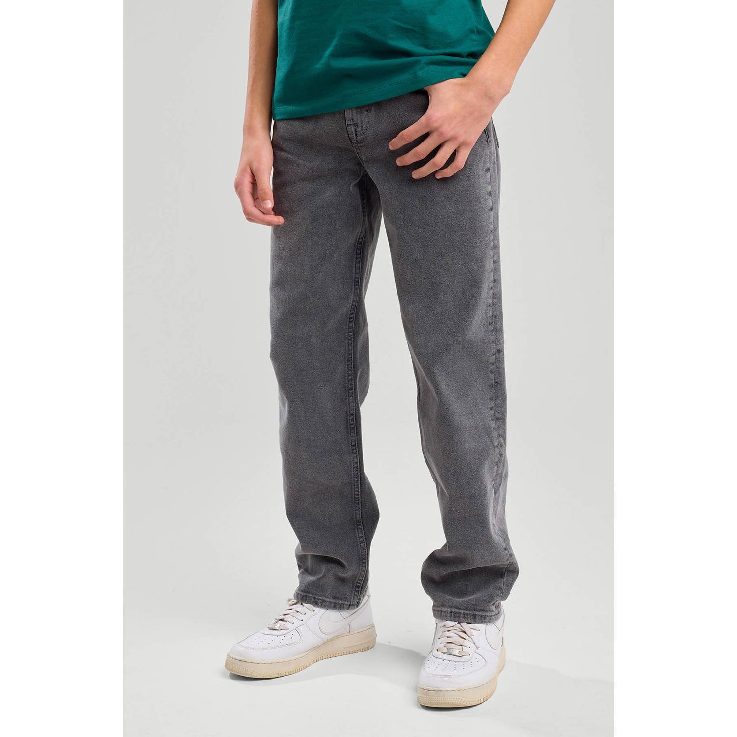 America Today loose  waist grey denim