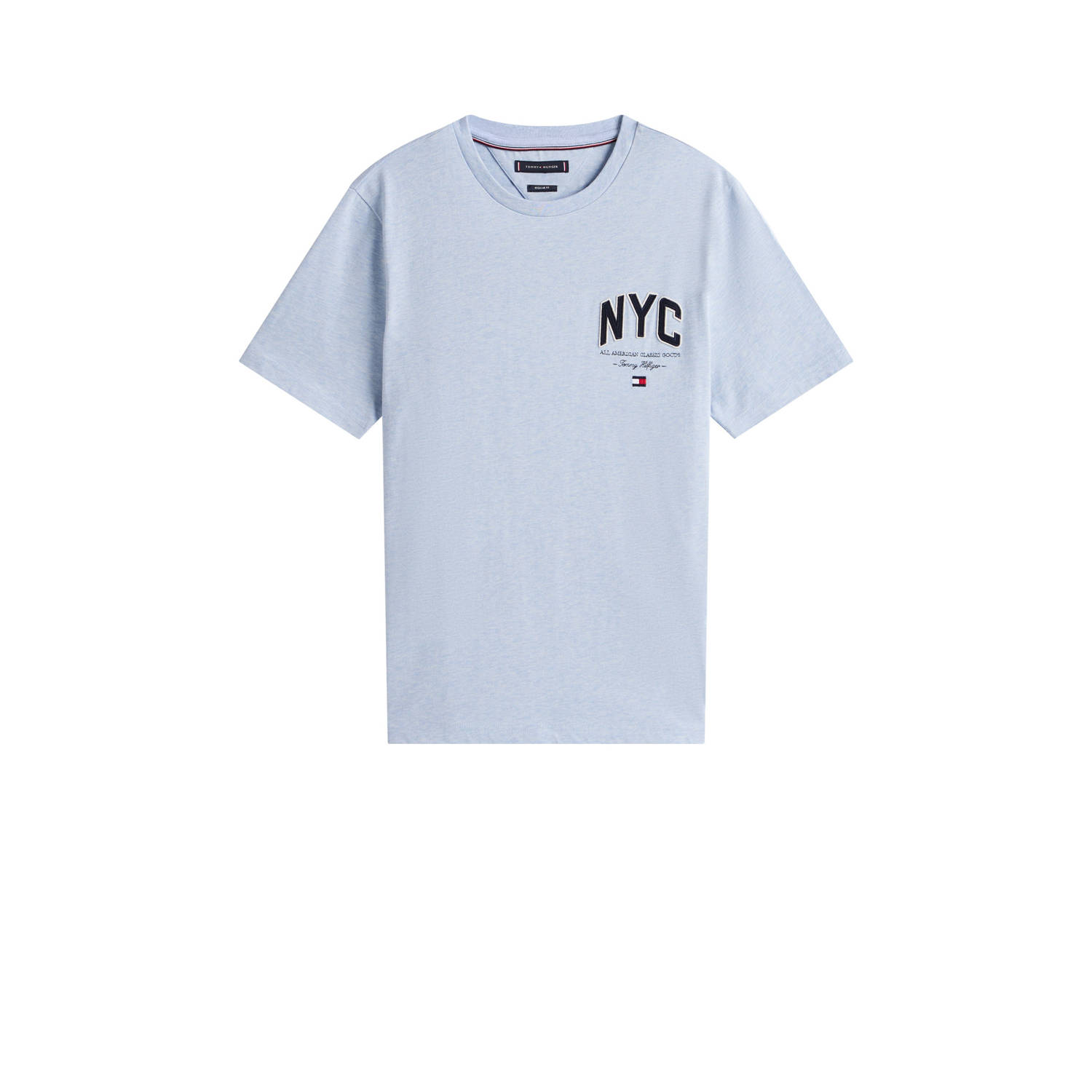 Tommy Hilfiger Regular fit T-shirt van puur katoen