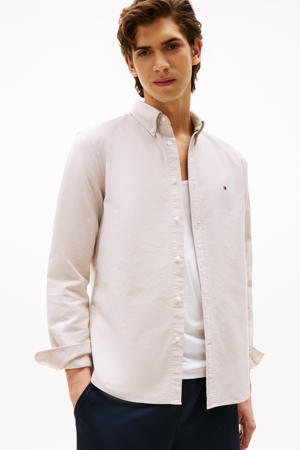 casual overhemd beige