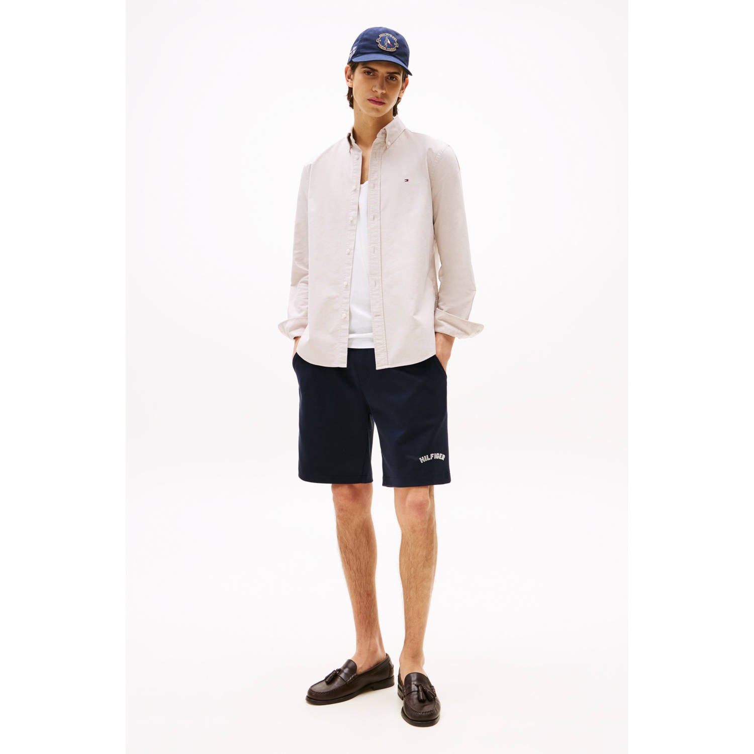 Tommy Hilfiger casual overhemd beige