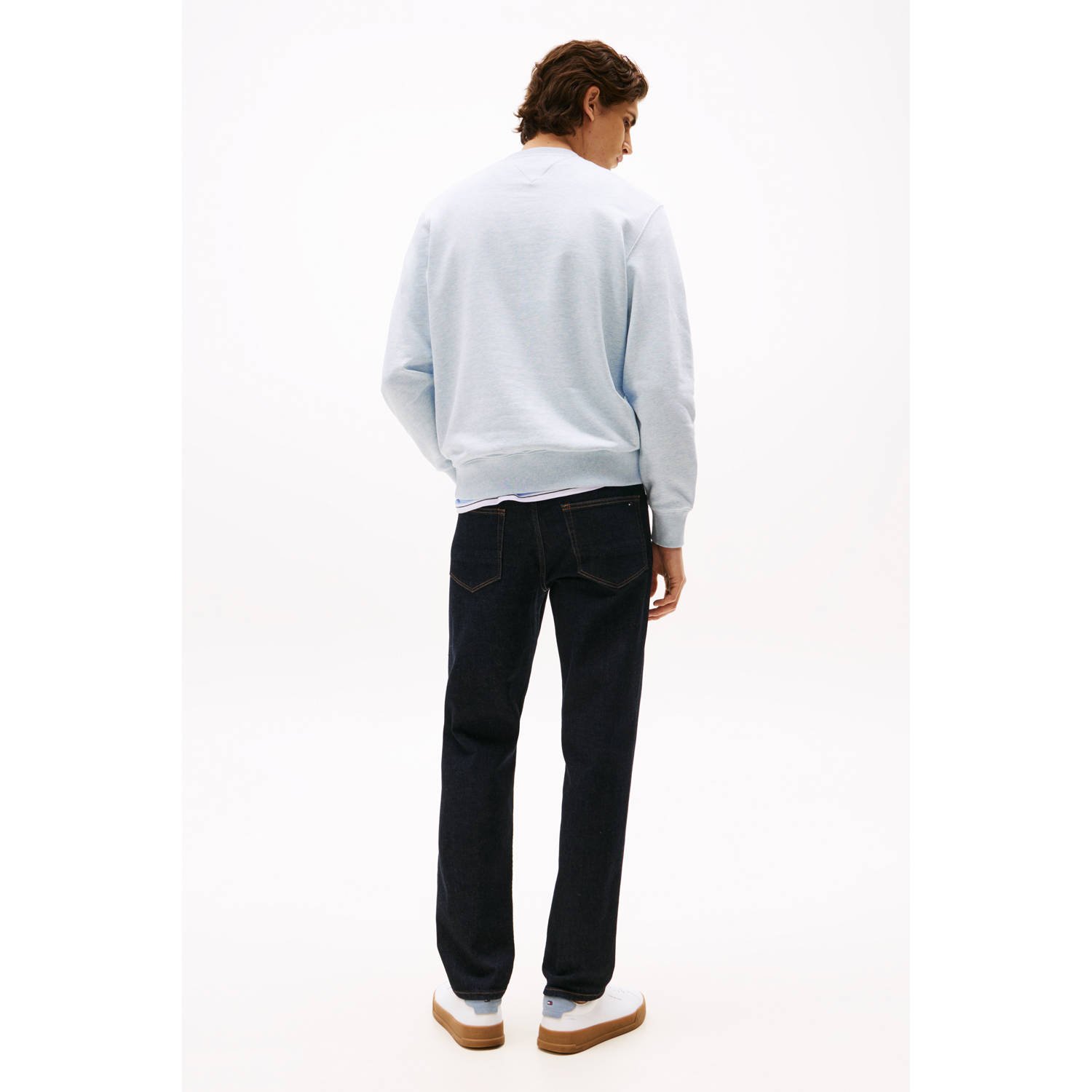 Tommy Hilfiger sweater ESSENTIAL TERRY lichtblauw