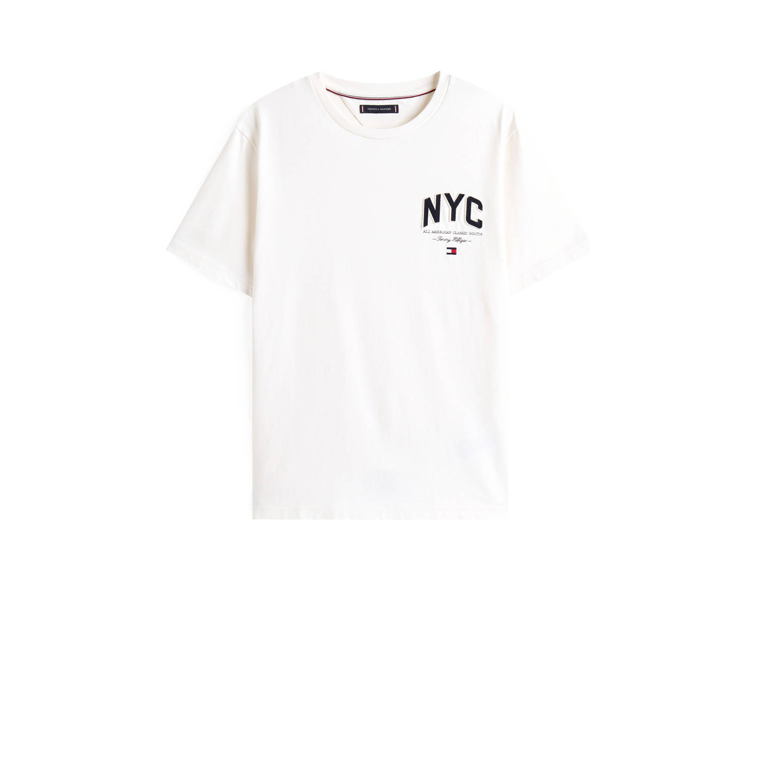 Tommy Hilfiger Regular fit T-shirt van puur katoen