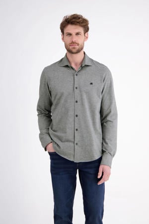 regular casual overhemd grijs