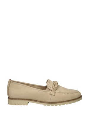 nubuck loafers beige