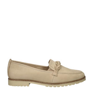 nubuck loafers beige