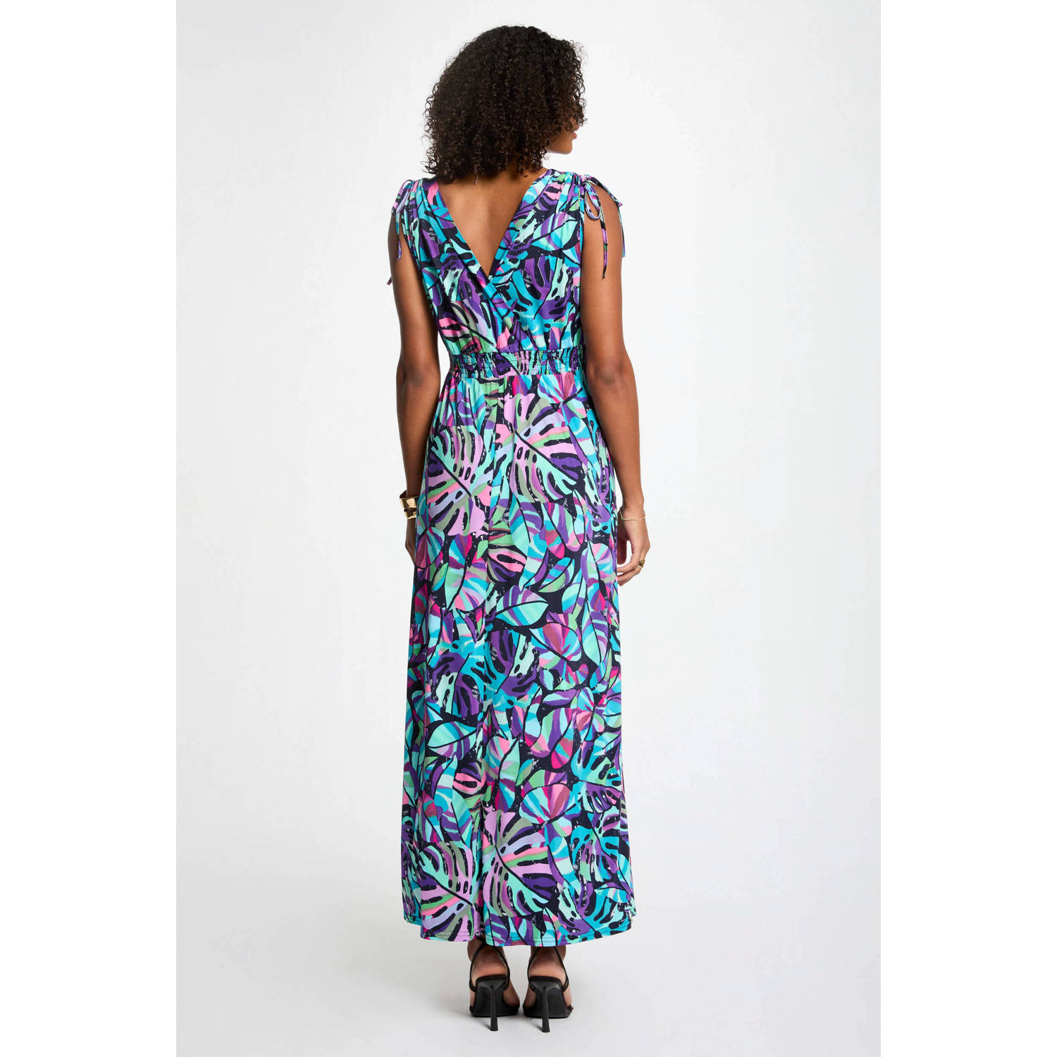 Morgan maxi jurk donkerblauw