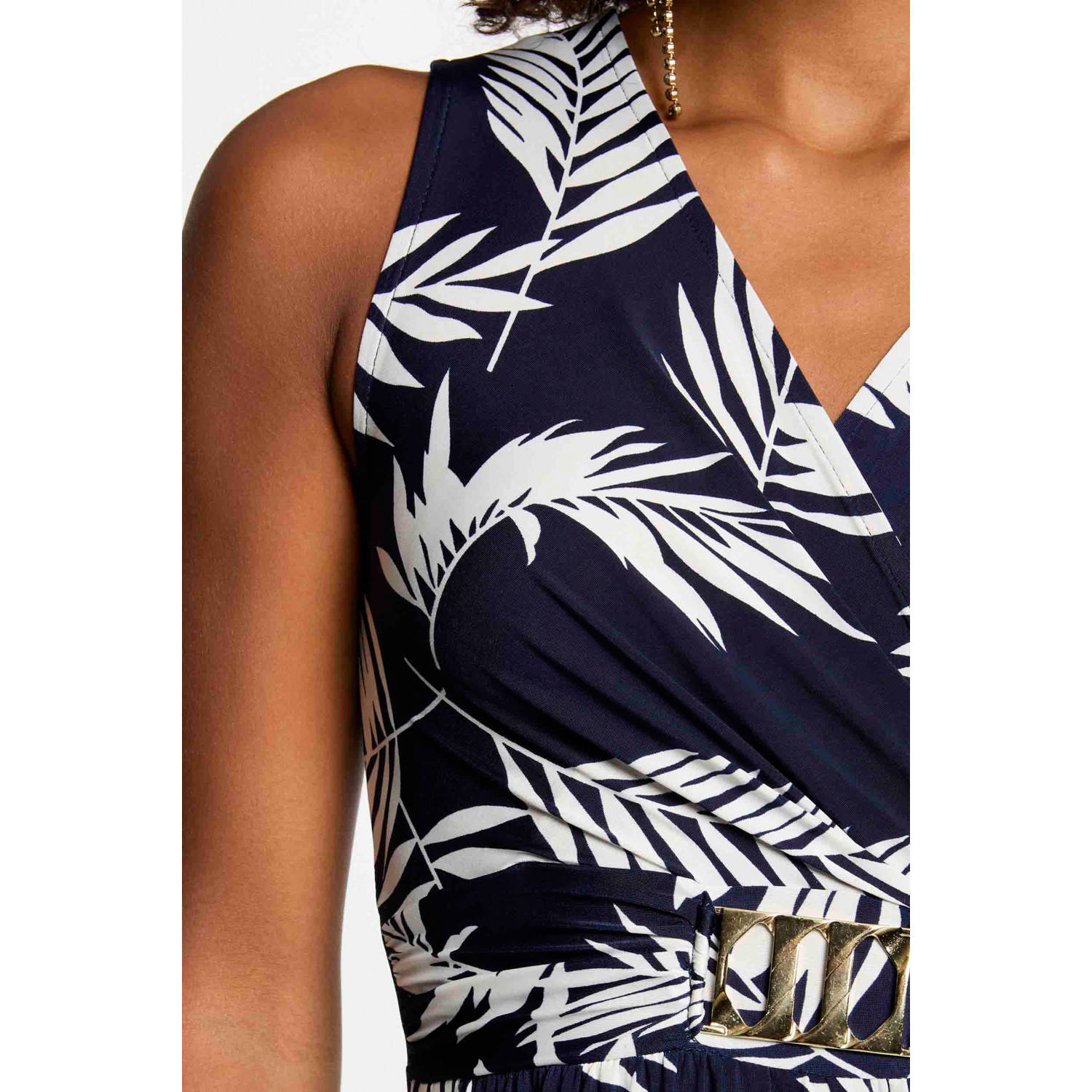 Morgan maxi jurk donkerblauw