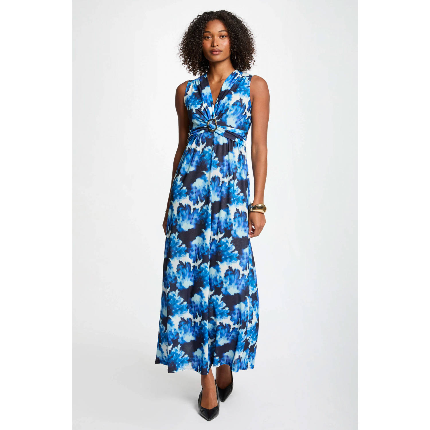 Morgan maxi jurk blauw