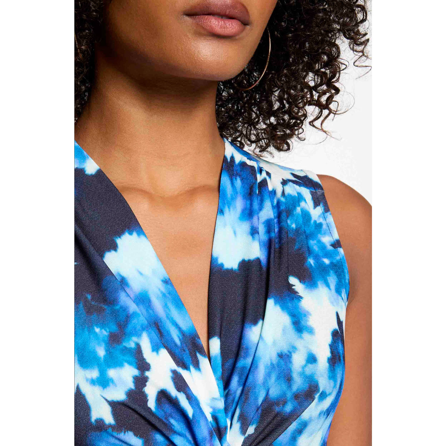 Morgan maxi jurk blauw