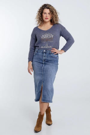 kokerrok medium blue denim