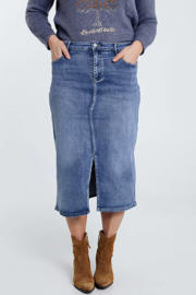 thumbnail: Paprika kokerrok medium blue denim