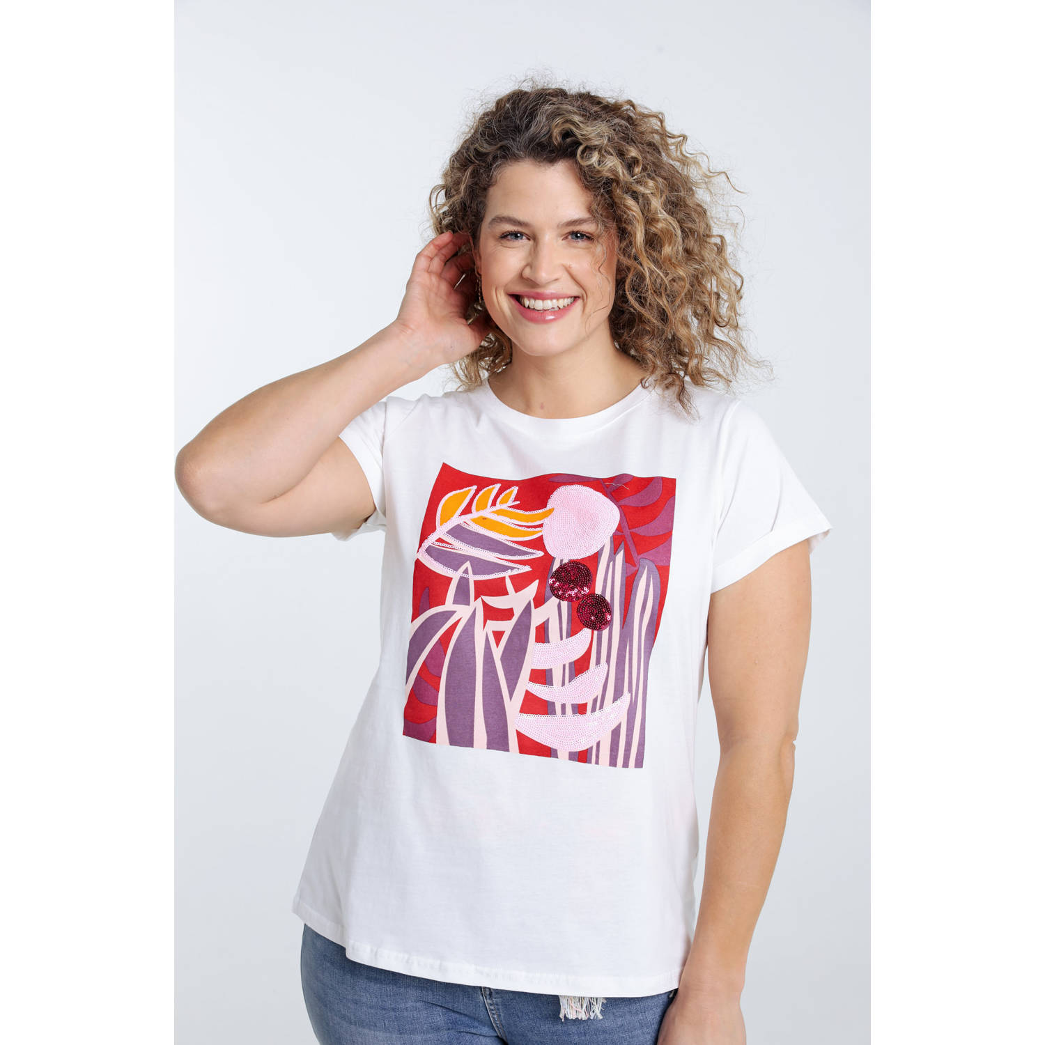 Paprika T-shirt ecru