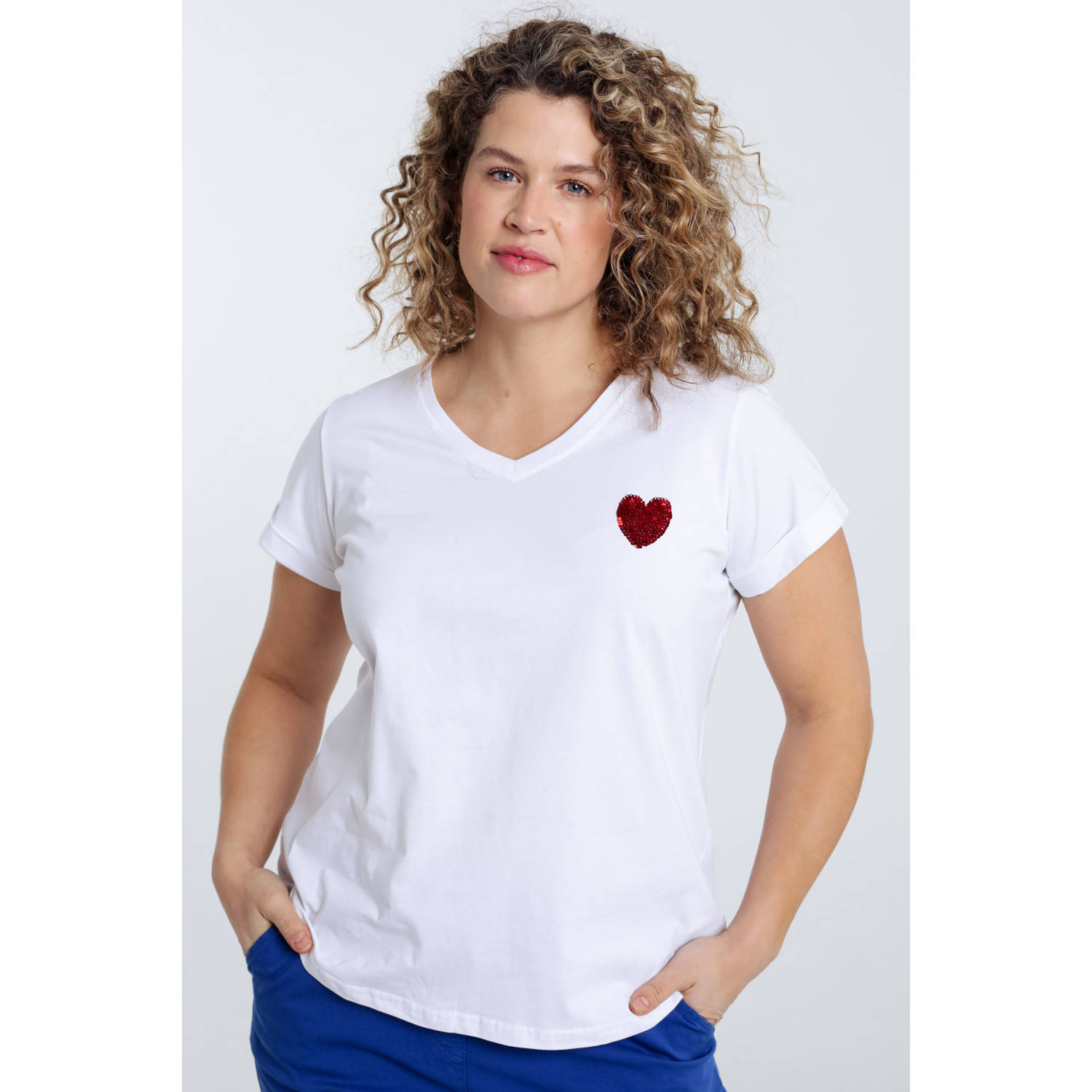 Paprika T-shirt wit