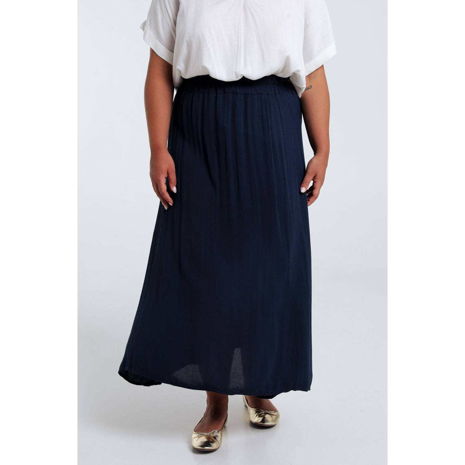 Paprika midi rok marine