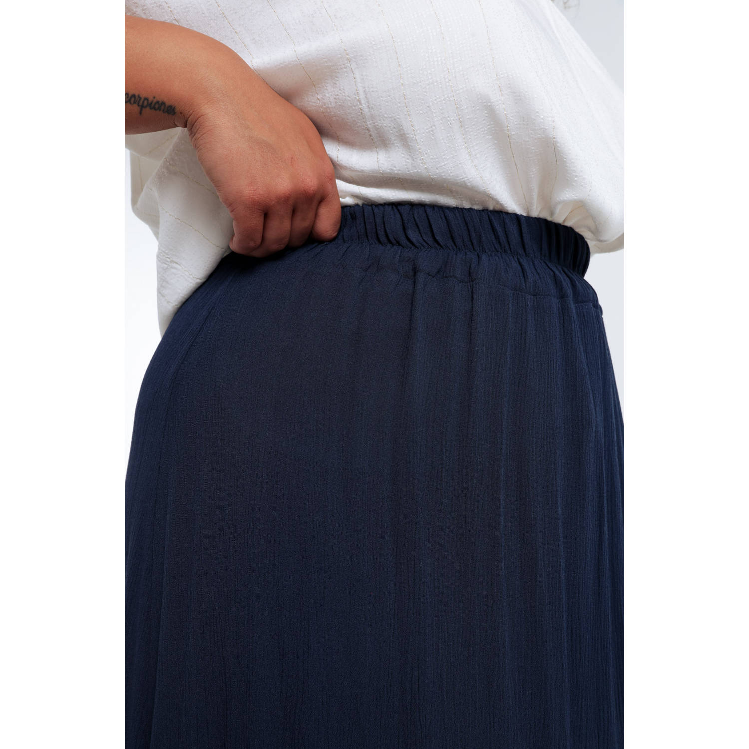 Paprika midi rok marine