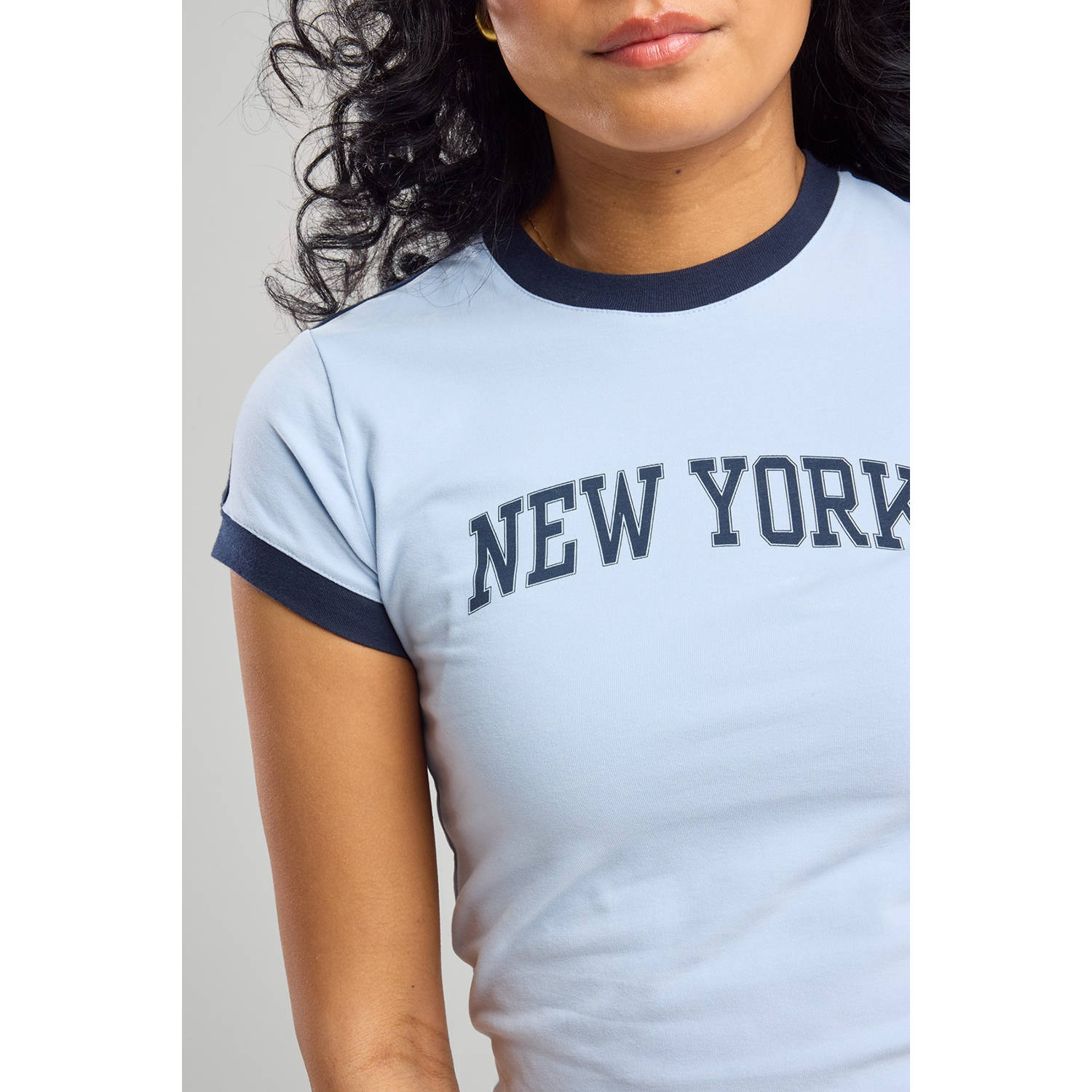 America Today T-shirt lichtblauw