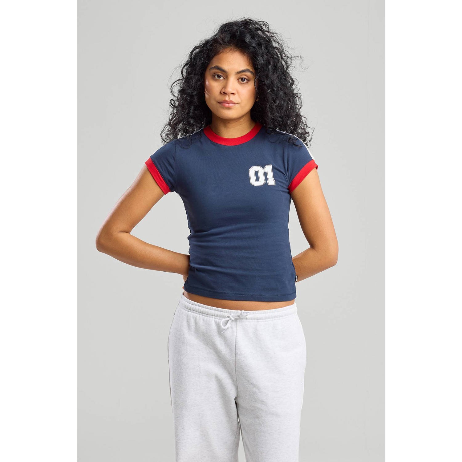 America Today T-shirt donkerblauw