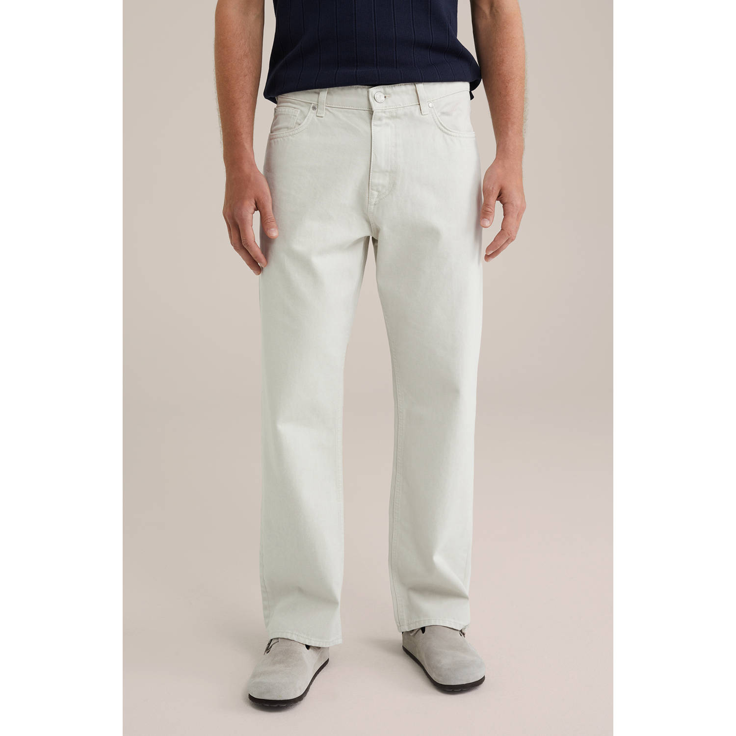 WE Fashion Blue Ridge loose fit jeans moonbeam