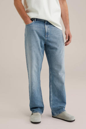 loose fit jeans mid blue