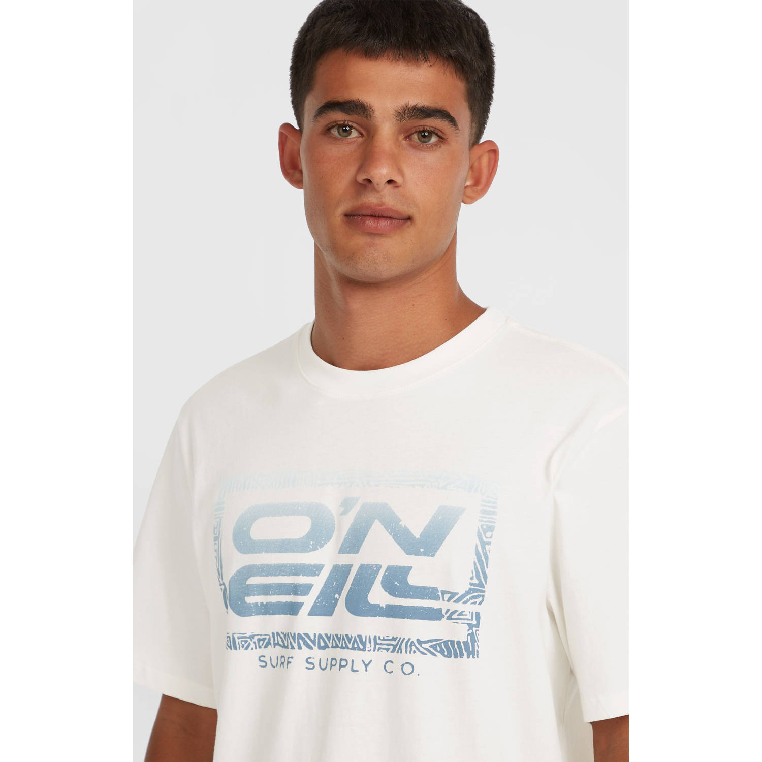 O'Neill T-shirt wit blauw
