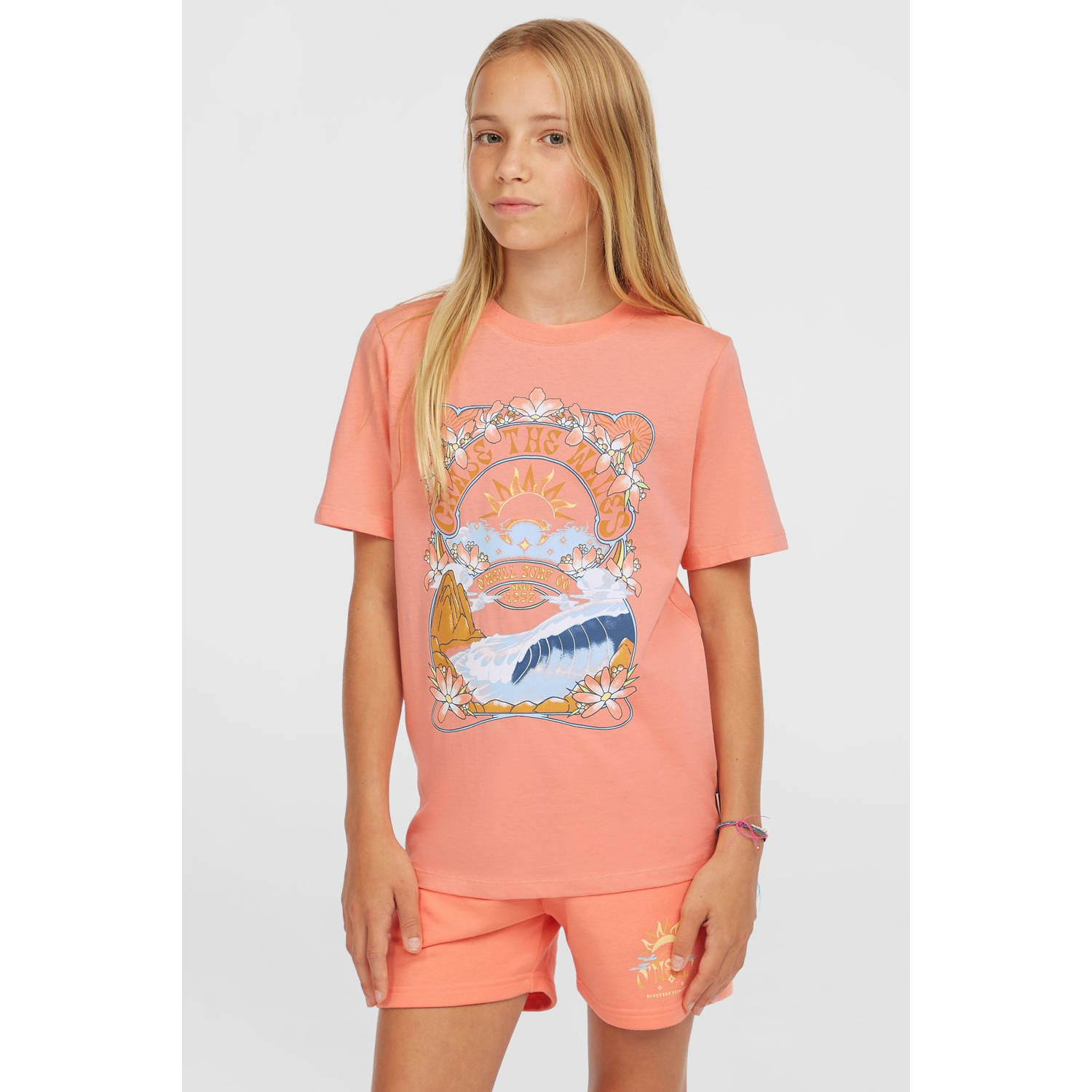 O'Neill T-shirt zalm