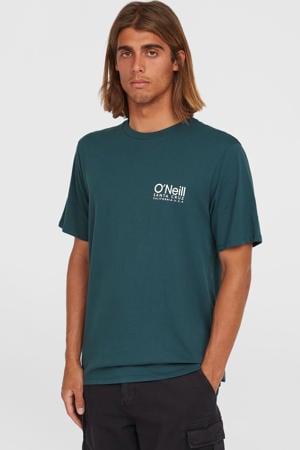 T-shirt donkergroen