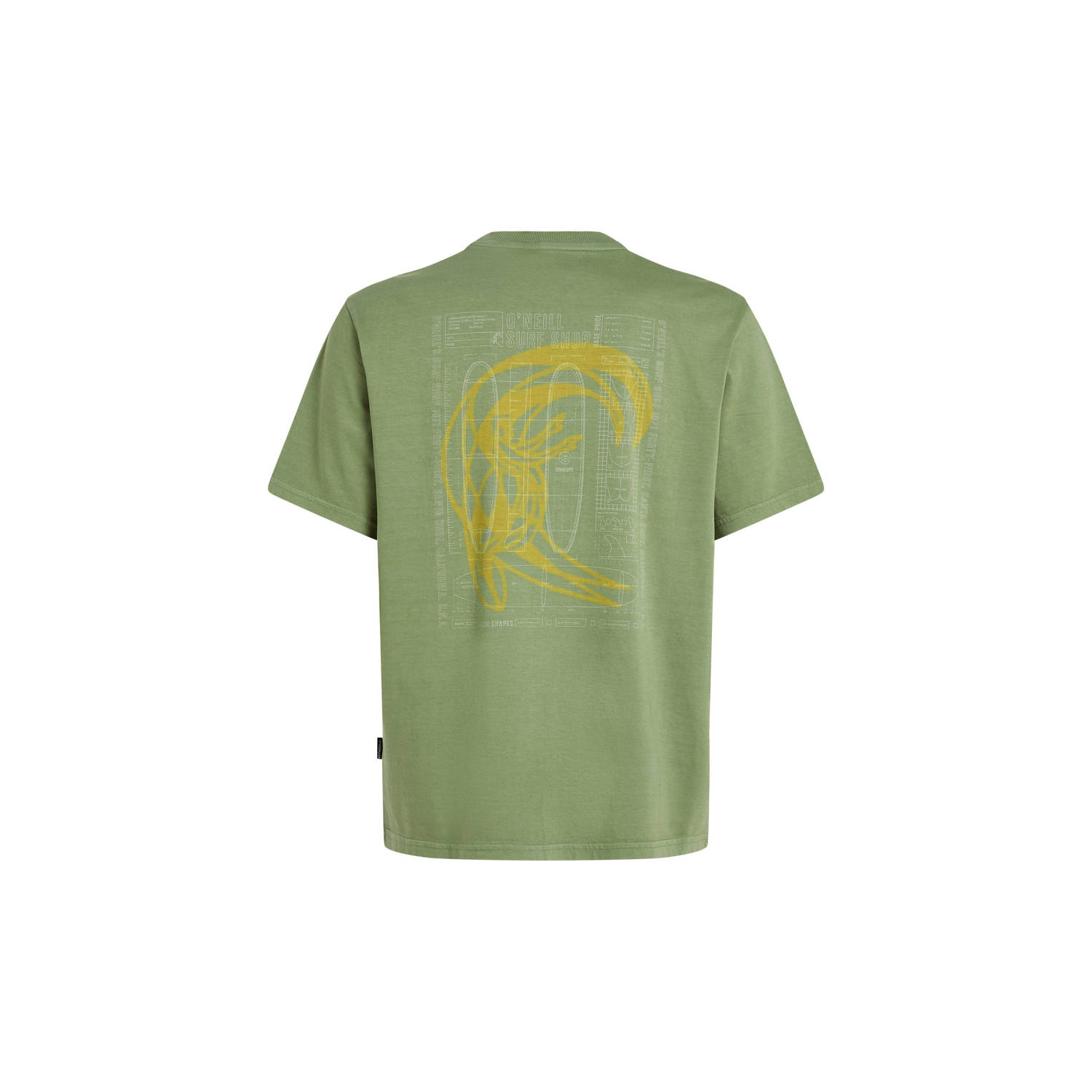 O'Neill T-shirt lichtgroen