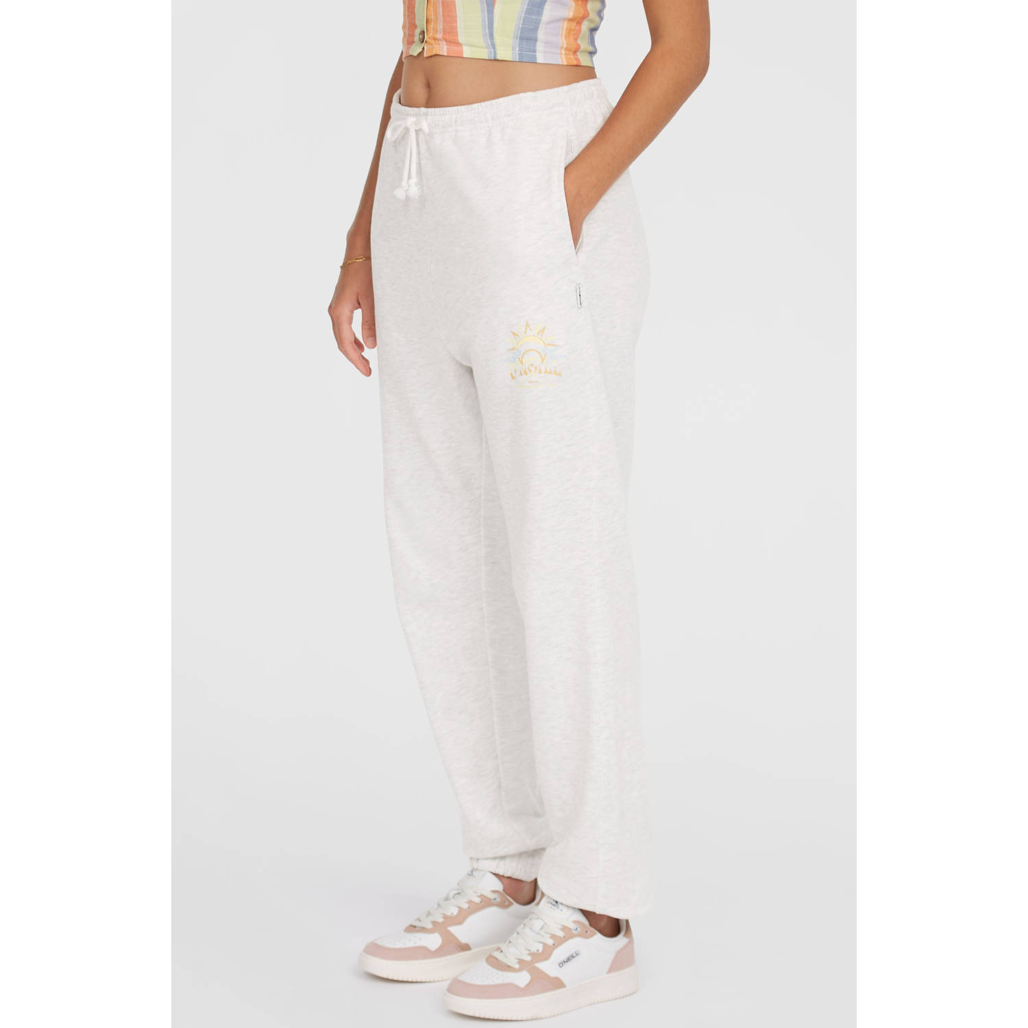 O'Neill tapered regular waist sweatpant lichtgrijs