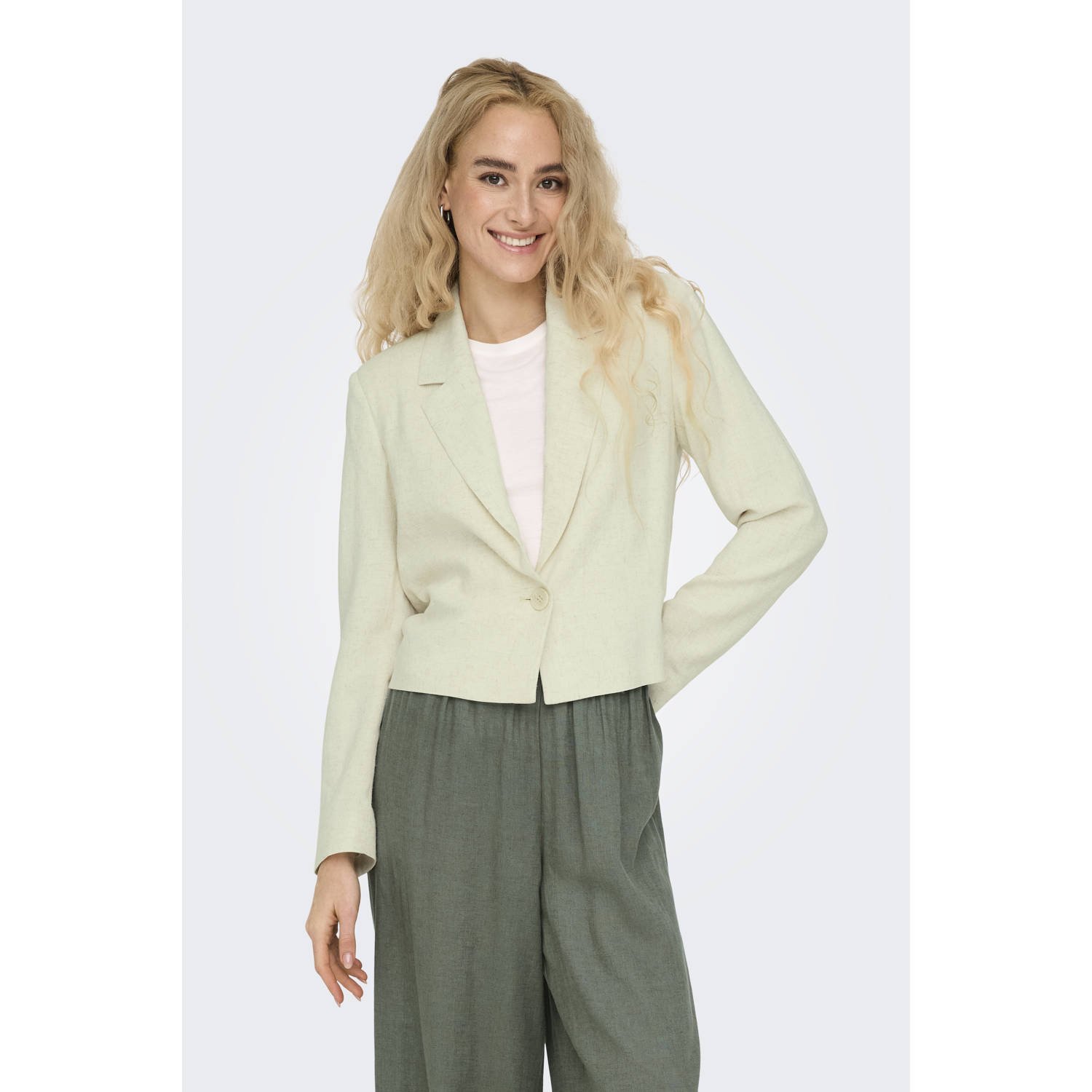 JDY regular blazer beige