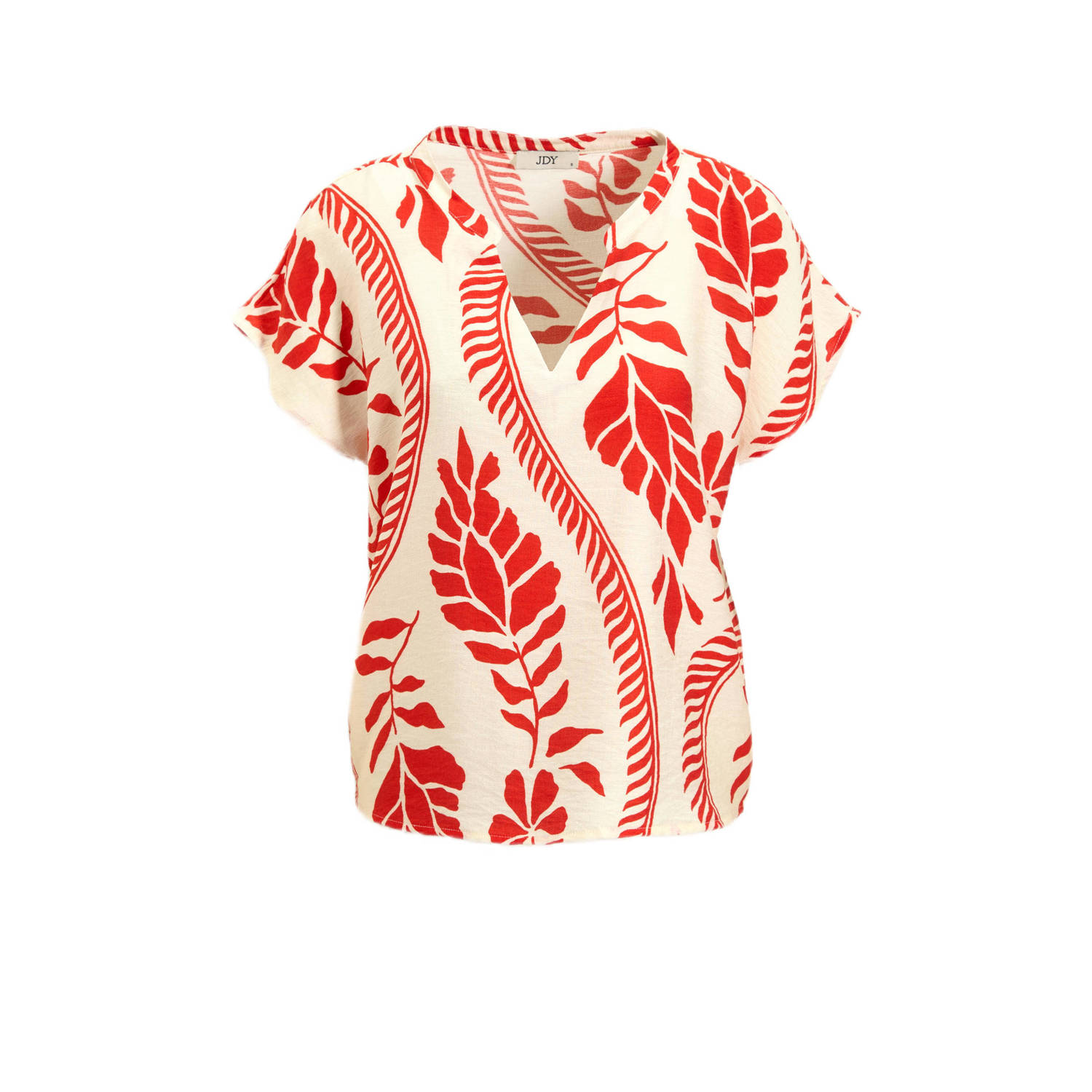JDY top rood crème