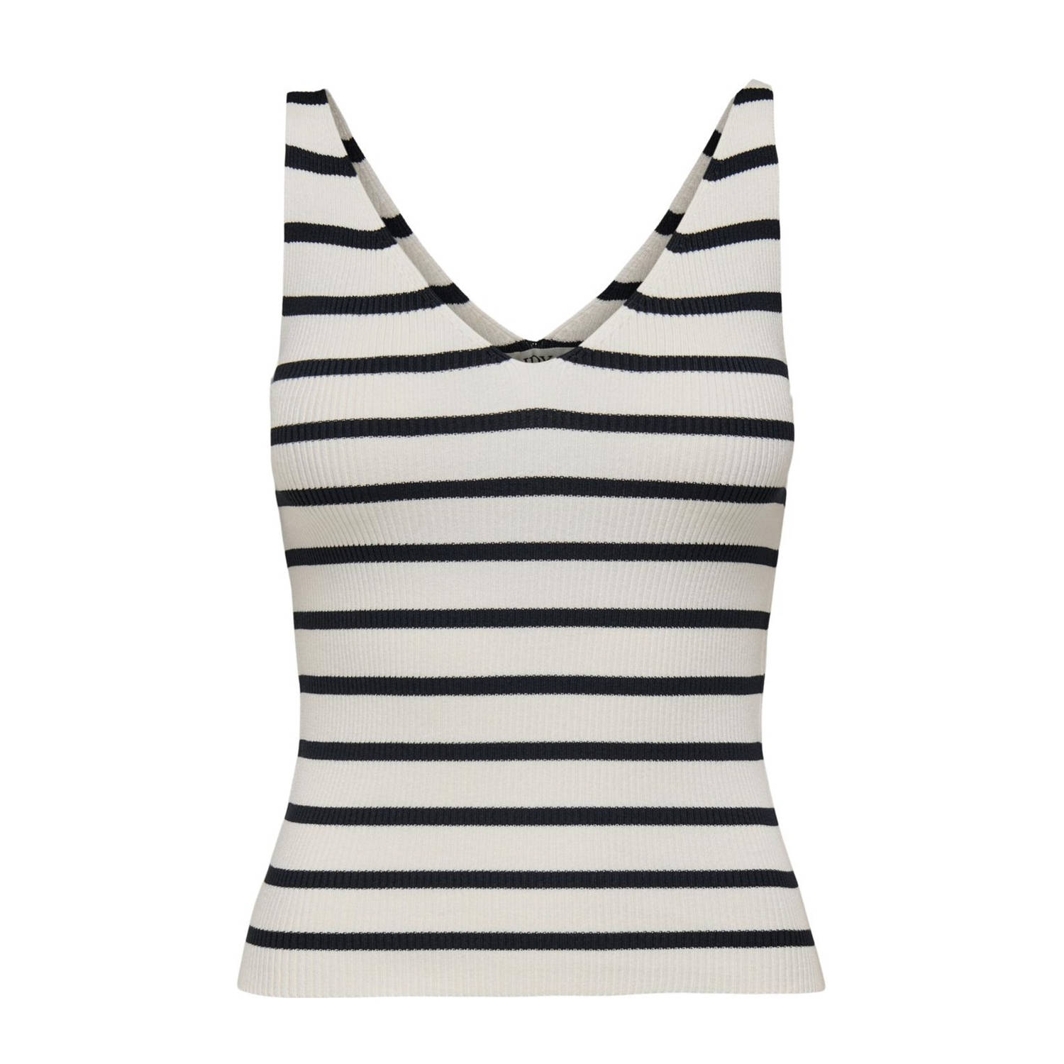 JDY top rib gebreid