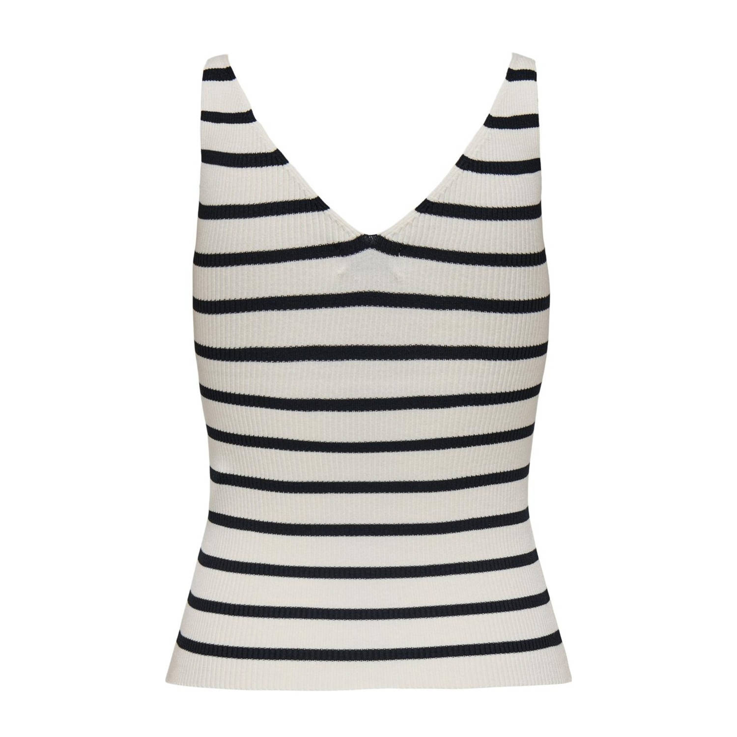 JDY top rib gebreid