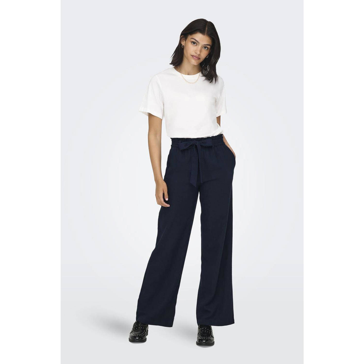 JDY wide leg regular waist broek