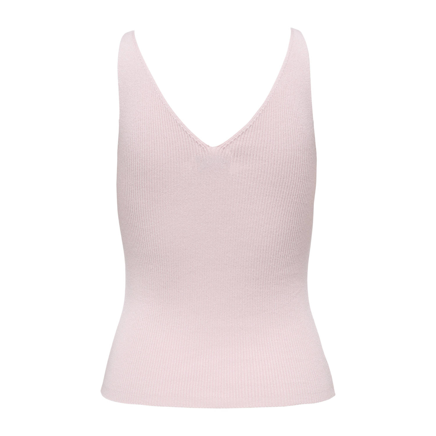 JDY mouwloze top lichtroze