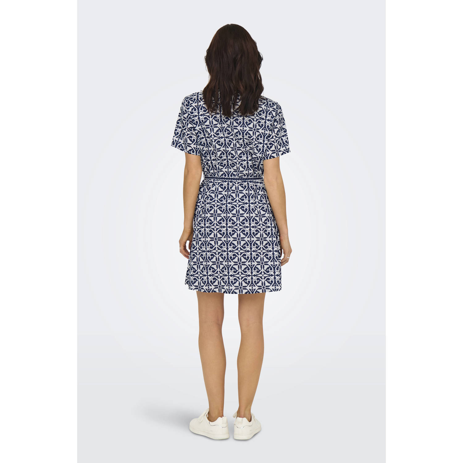 JDY blousejurk donkerblauw