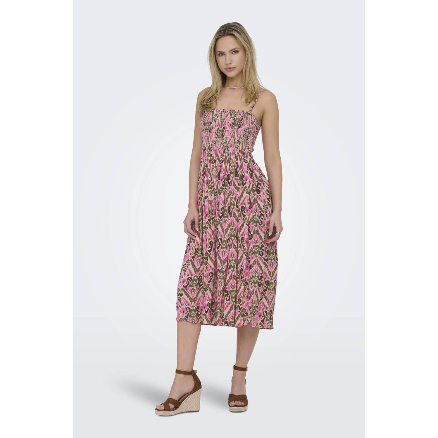 JDY maxi jurk roze