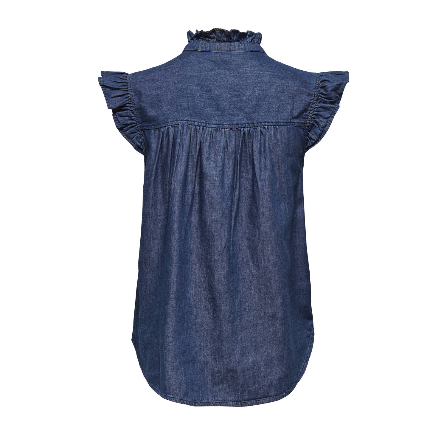 JDY blousetop dark blue denim