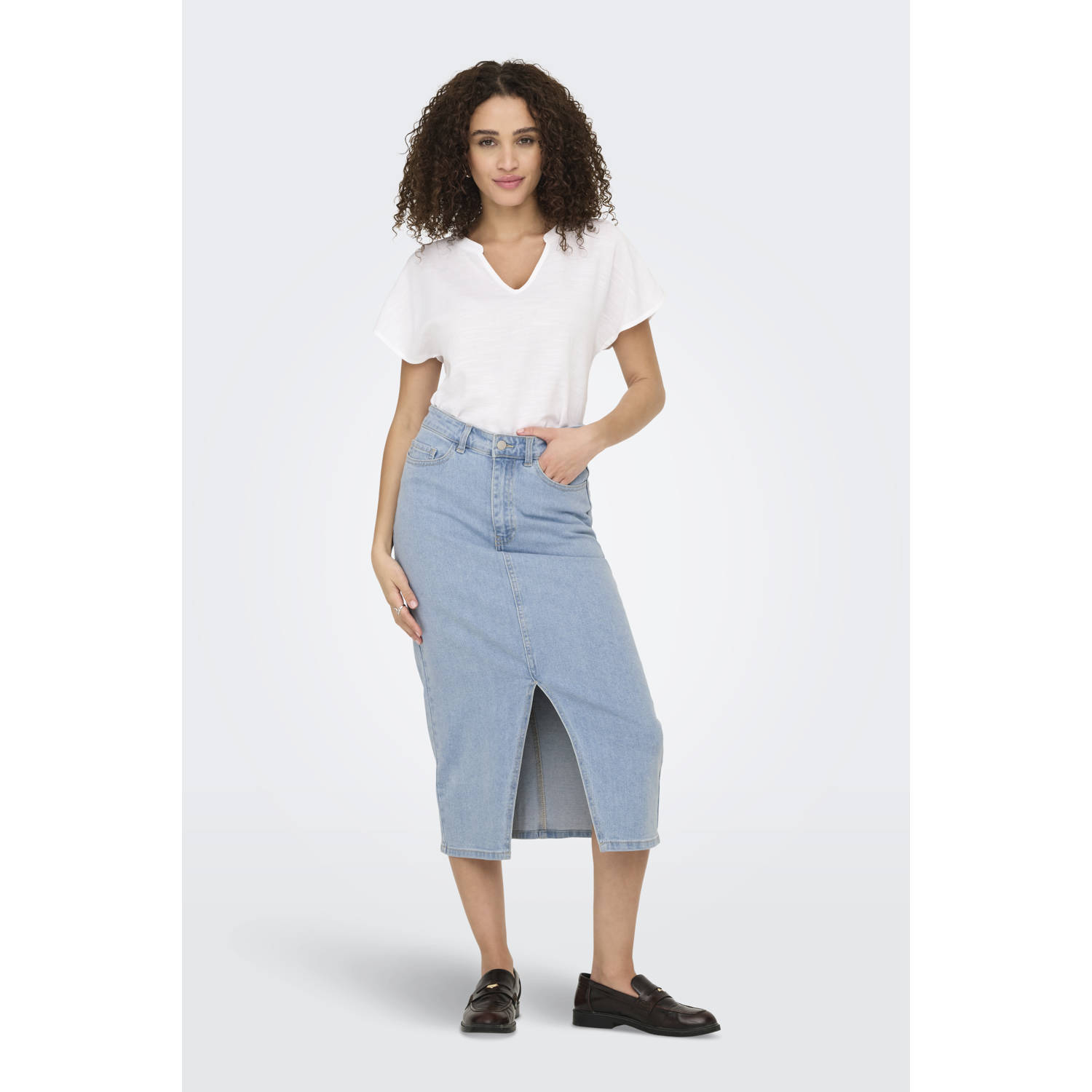 JDY spijkerrok light blue denim