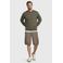 Anytime fleece sweater khaki melange