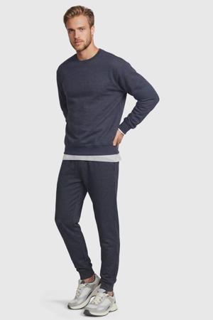 fleece joggingbroek donkerblauw