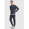 Anytime fleece joggingbroek donkerblauw