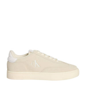   suède sneakers beige