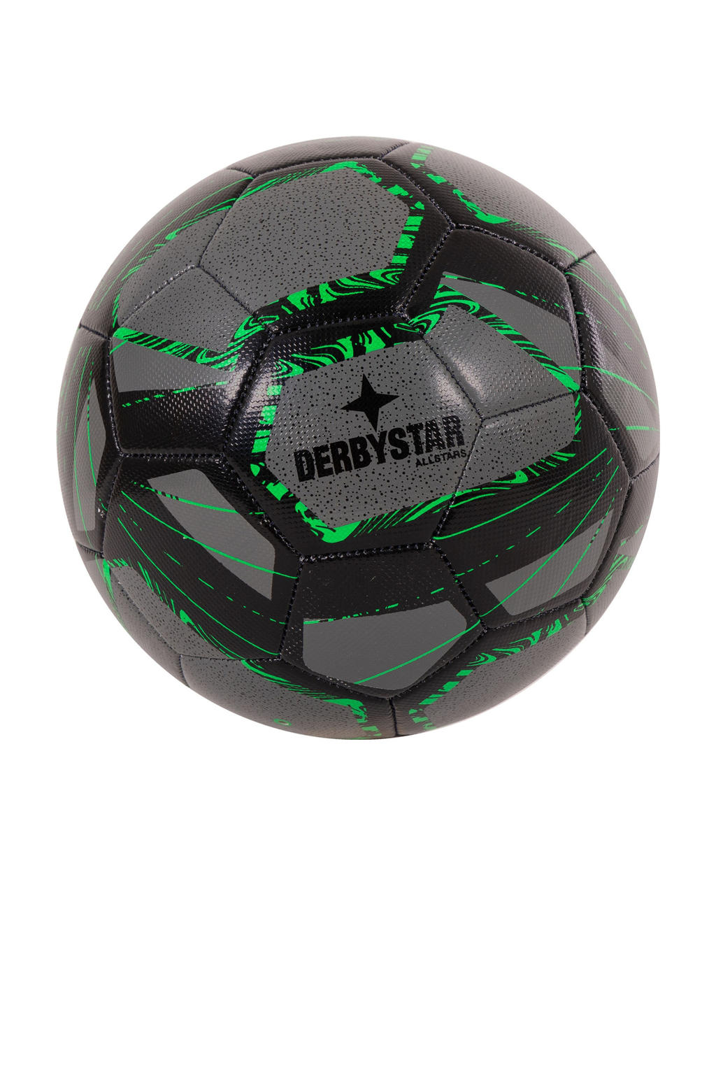 Derbystar   voetbal Allstars grijs/zwart maat 5