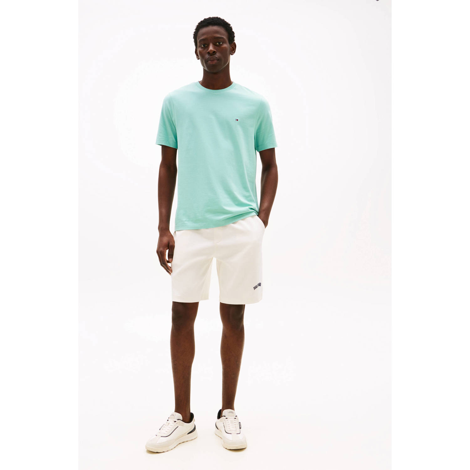 Tommy Hilfiger regular T-shirt mintgroen