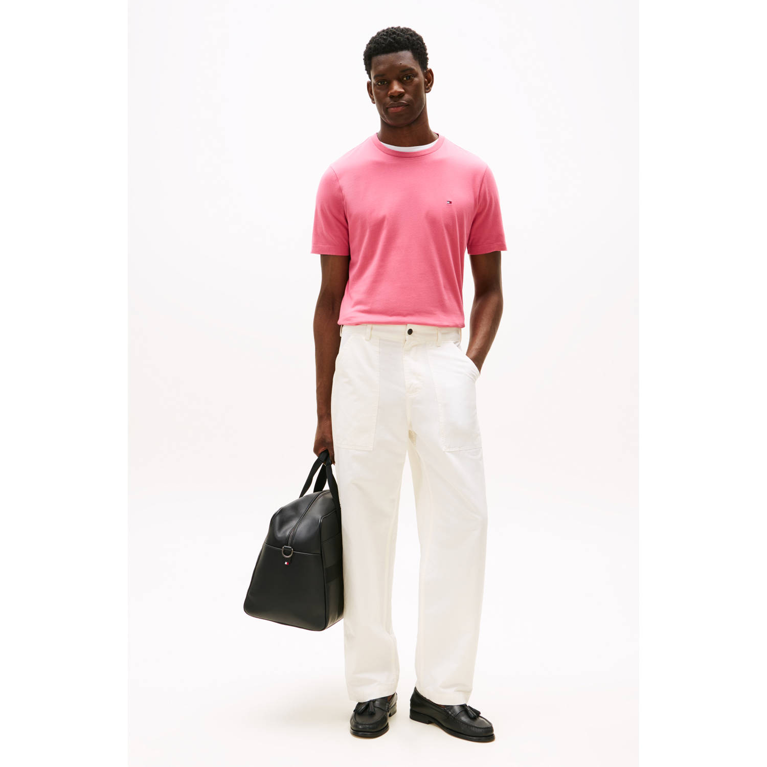 Tommy Hilfiger regular T-shirt roze