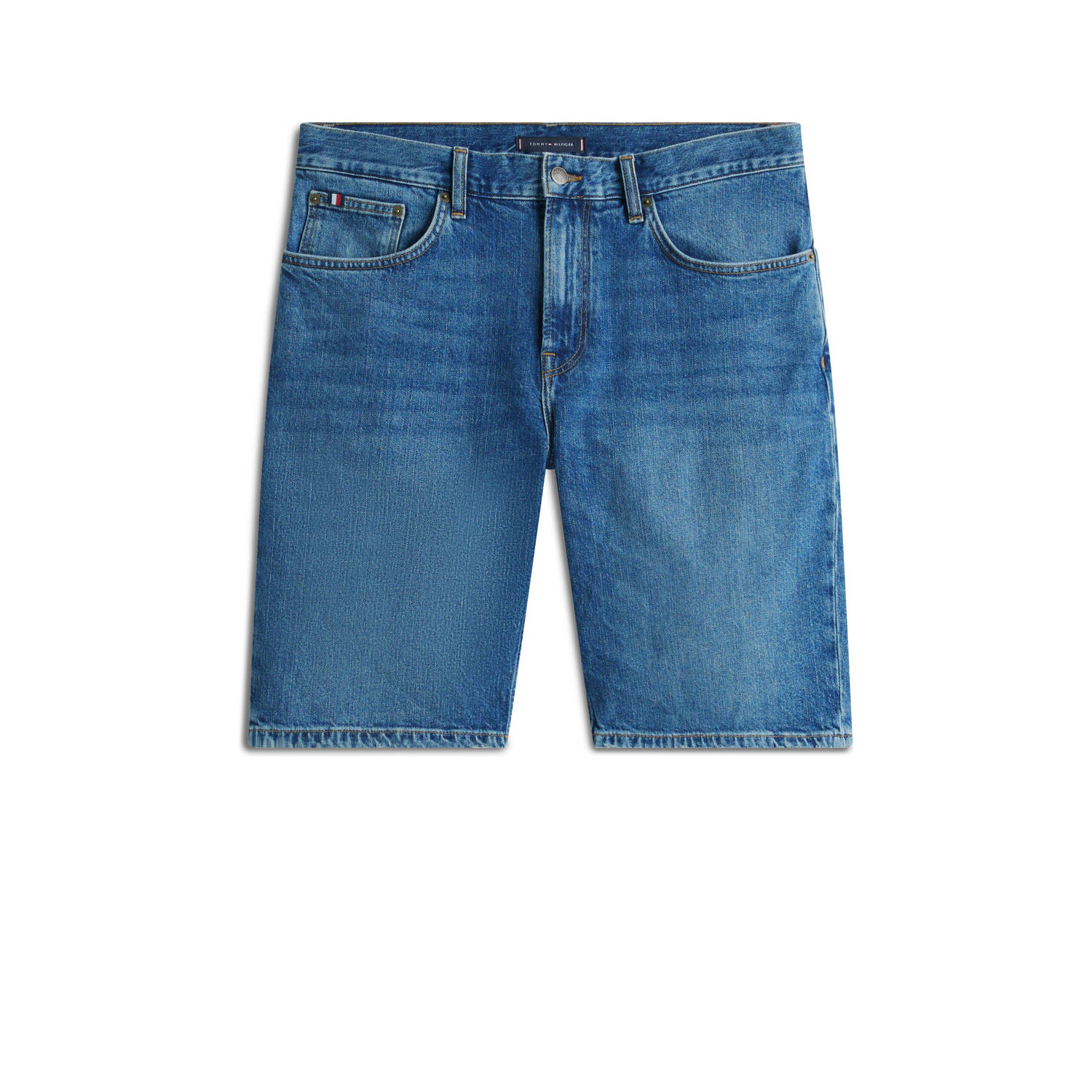 Tommy Hilfiger denim slim short blauw
