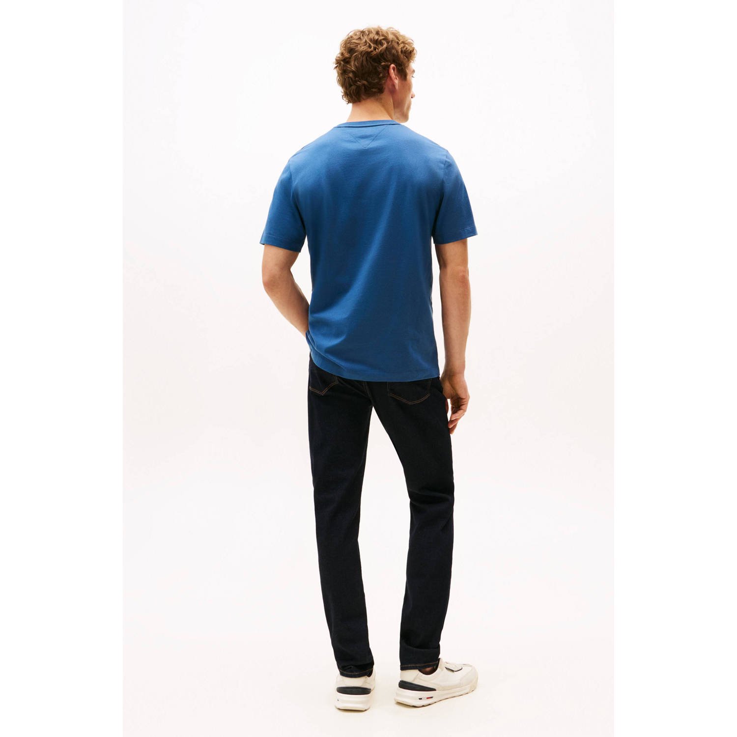 Tommy Hilfiger regular T-shirt donkerblauw